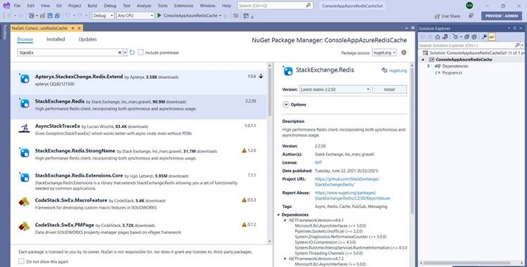 Using Azure Cache for Redis